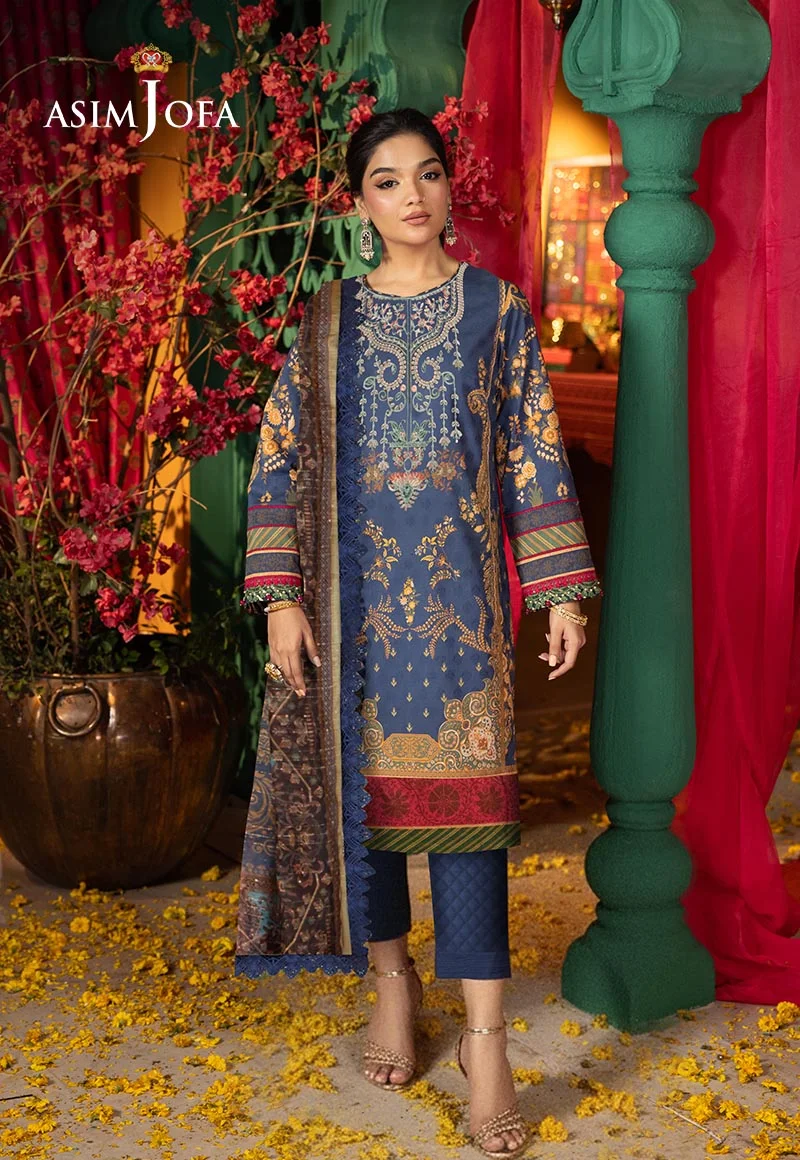 AJSO-131 Unstitched 2 Pcs Shirt Dupatta