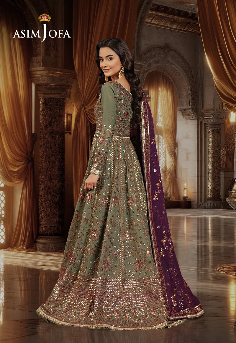 AJPF-37 EMBROIDERED SPUN RAW SILK 3 PCS - view 2
