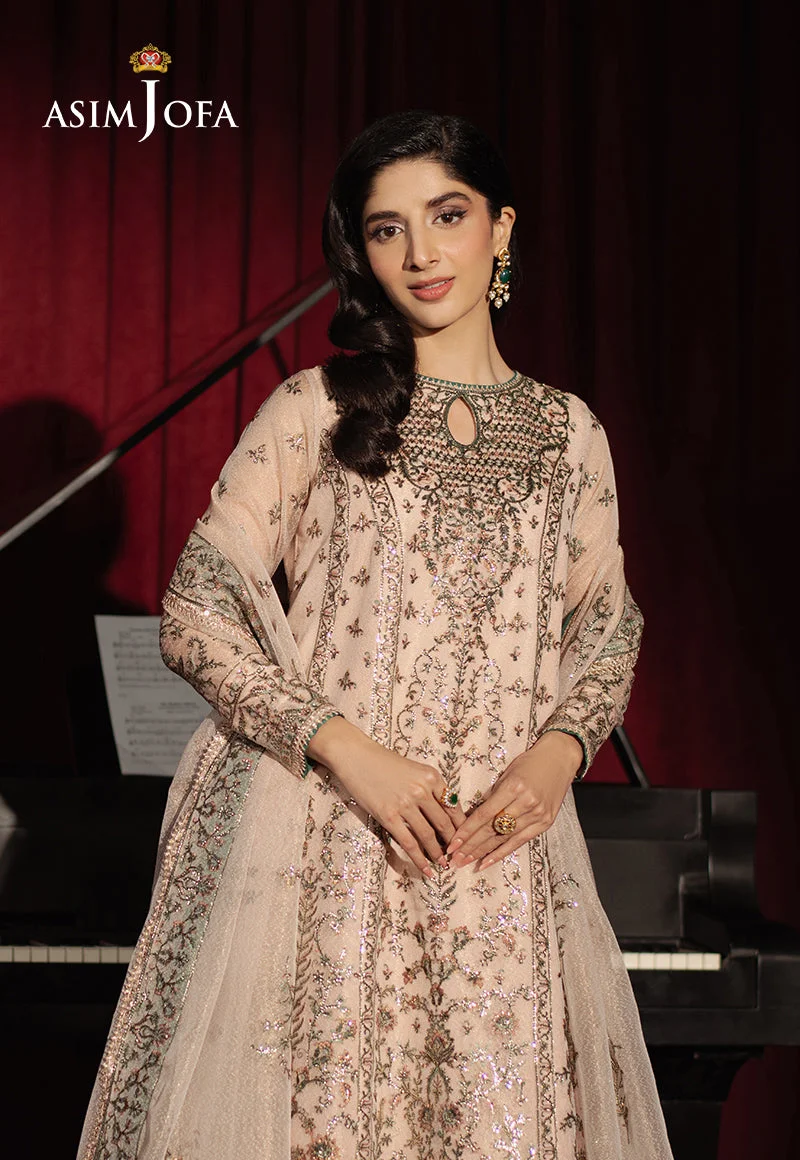 AJPF-33 EMBROIDERED ZARI NET AYUDHIA 3 PCS - view 5