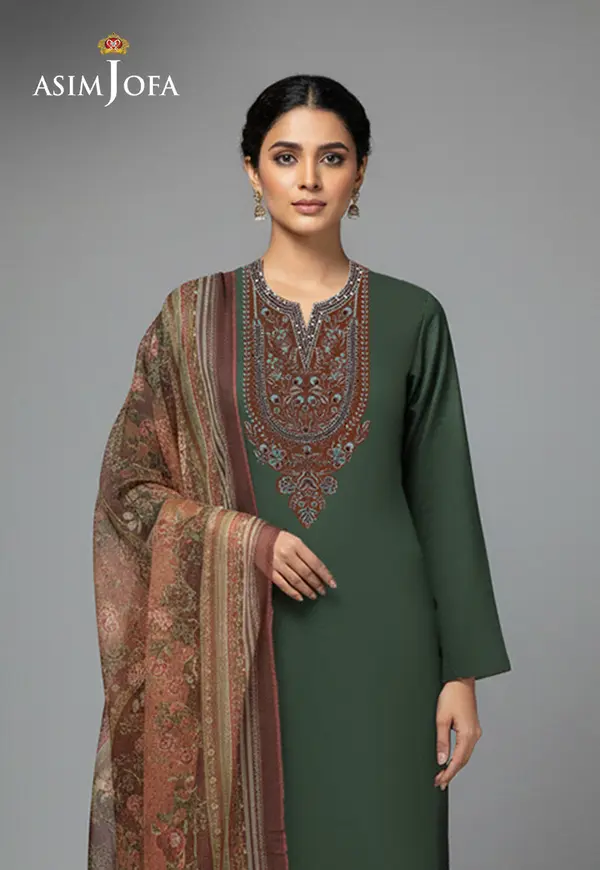 AJSO-388 Unstitched 2 Pcs Shirt Dupatta