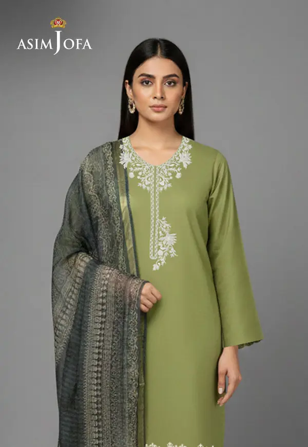 AJSO-397 Unstitched 2 Pcs Shirt Dupatta