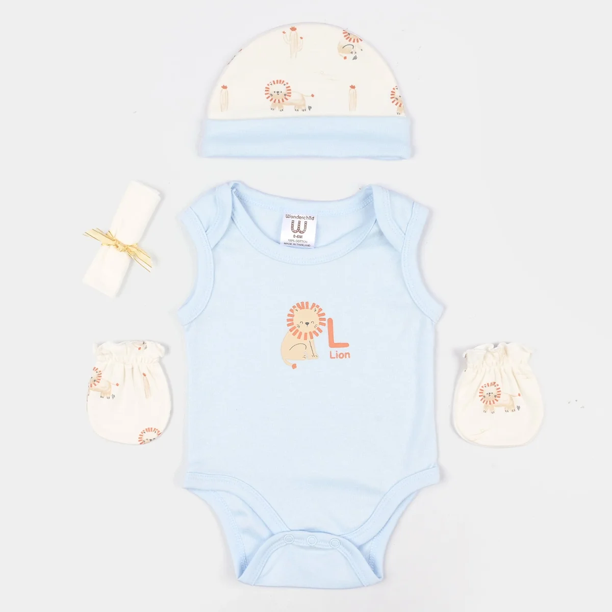 Boys Cotton Interlock 4 Pcs Gift Set 292-001-Blue