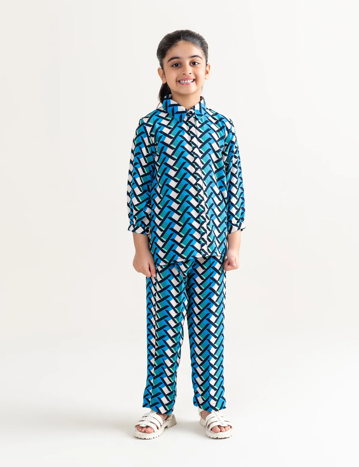 2 PIECE GEORGETTE PRINTED SUIT