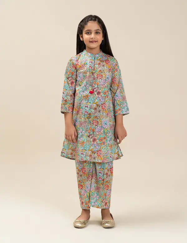 2 PIECE PRINTED SUIT