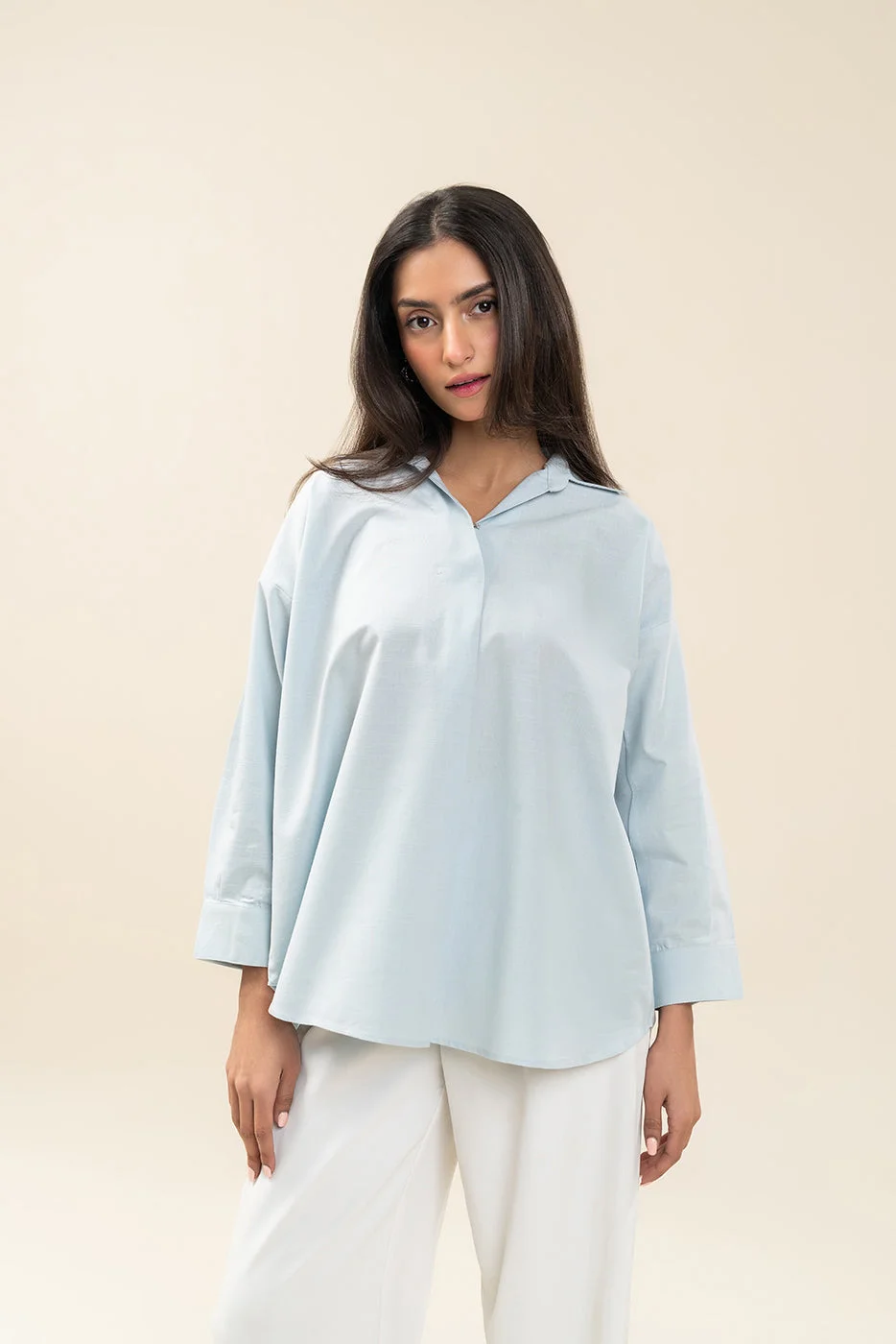 BASIC DYED VISCOSE TOP (WESTERN)