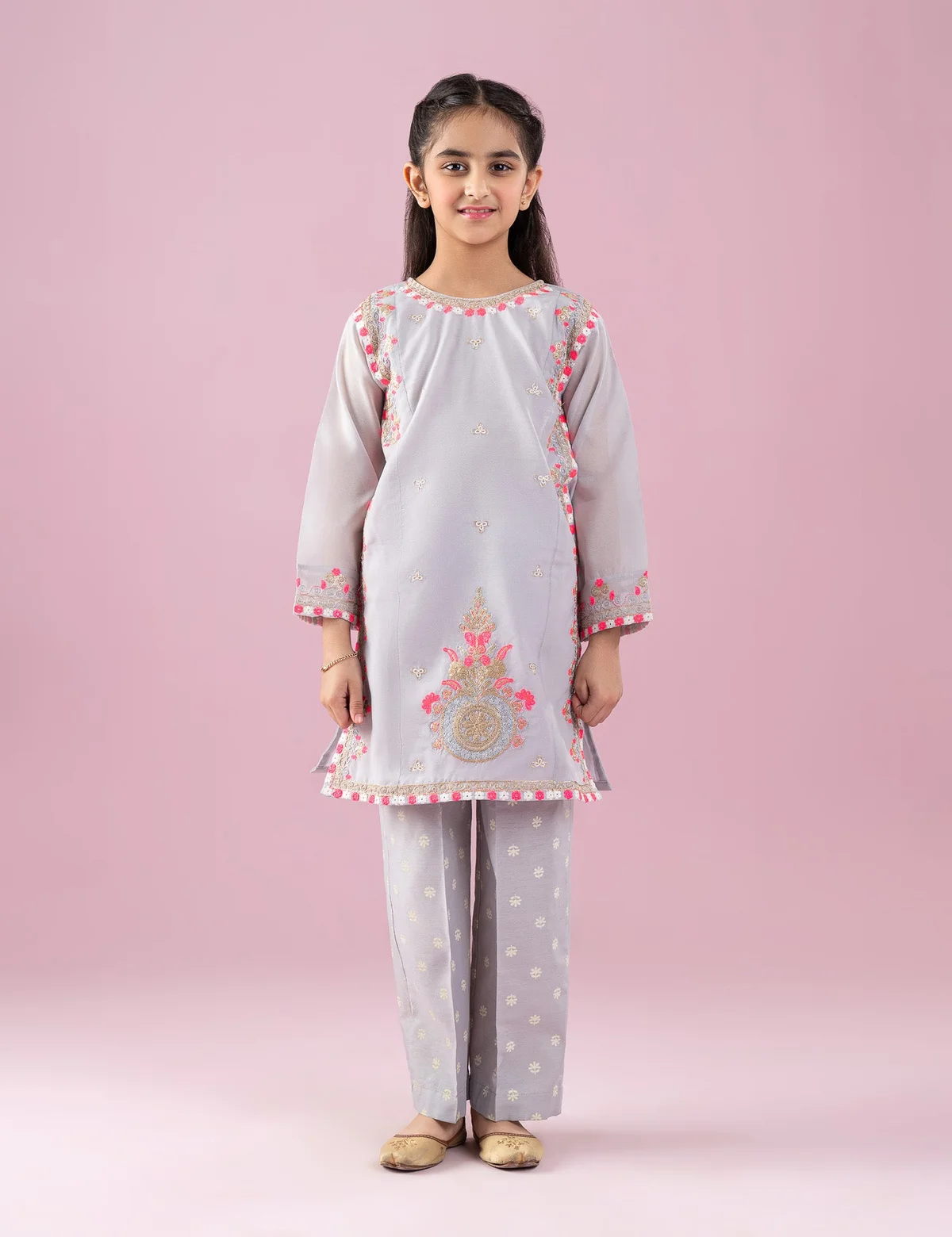 2 PIECE EMBROIDERED SUIT