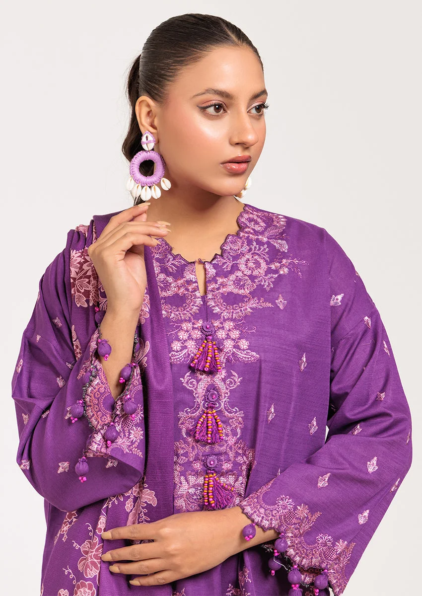 PURPLE-KHADDAR-3 PIECE (WS6243P78) - view 5