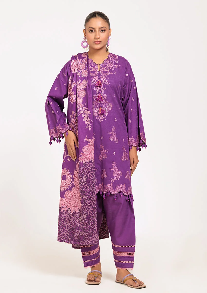 PURPLE-KHADDAR-3 PIECE (WS6243P78) - view 4