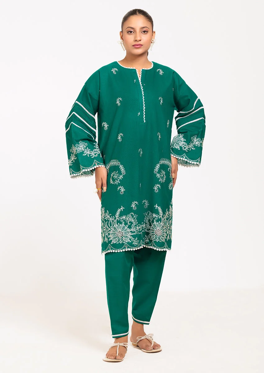 GREEN-KHADDAR-2 PIECE (WS7242P19)