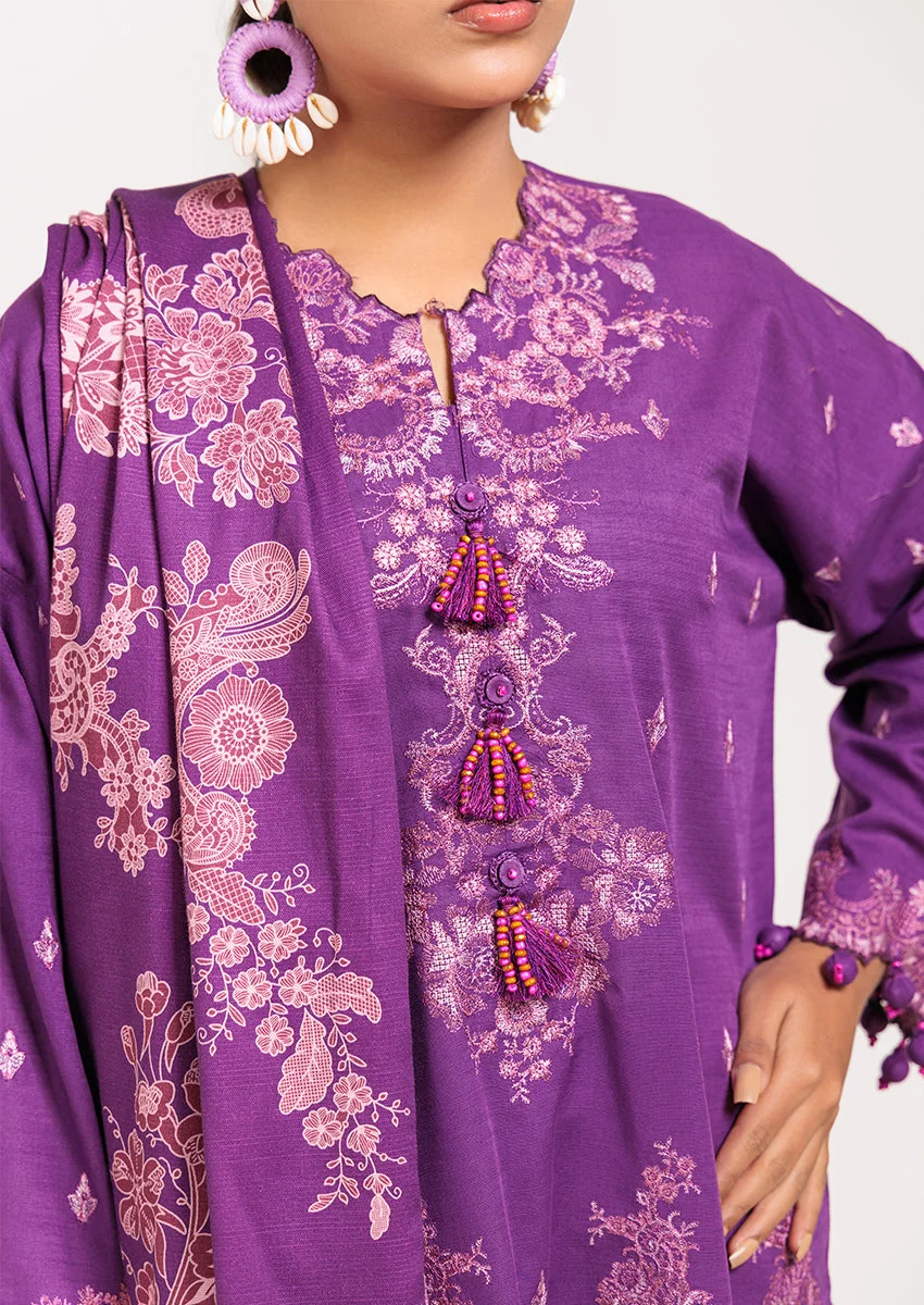 PURPLE-KHADDAR-3 PIECE (WS6243P78) - view 3