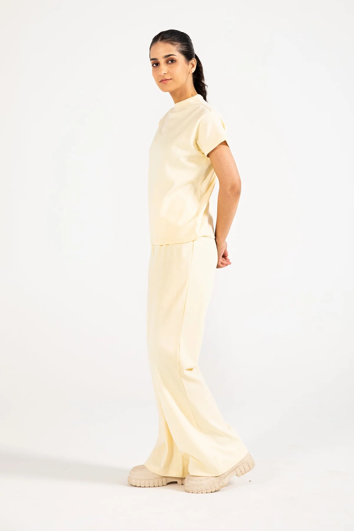 TEE WITH NECK DETAIL - view 3