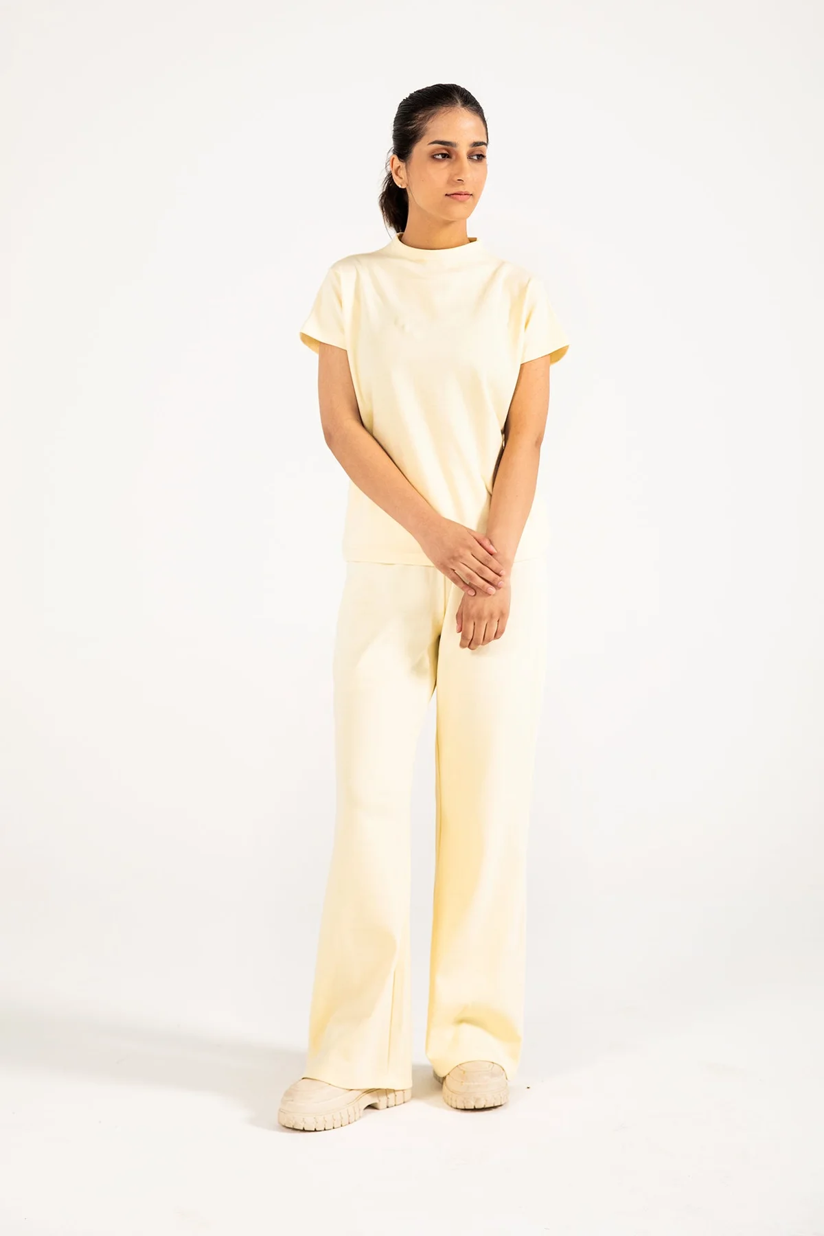 TEE WITH NECK DETAIL - view 2