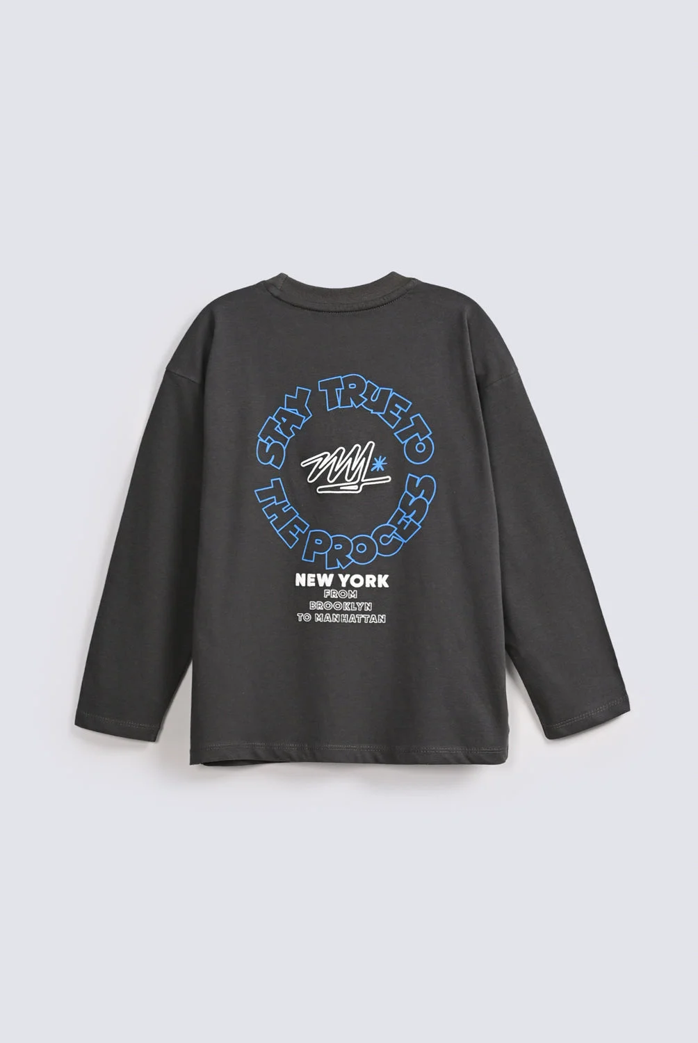 BOYS DROP SHOULDER FULL SLEEVE TEE - view 2