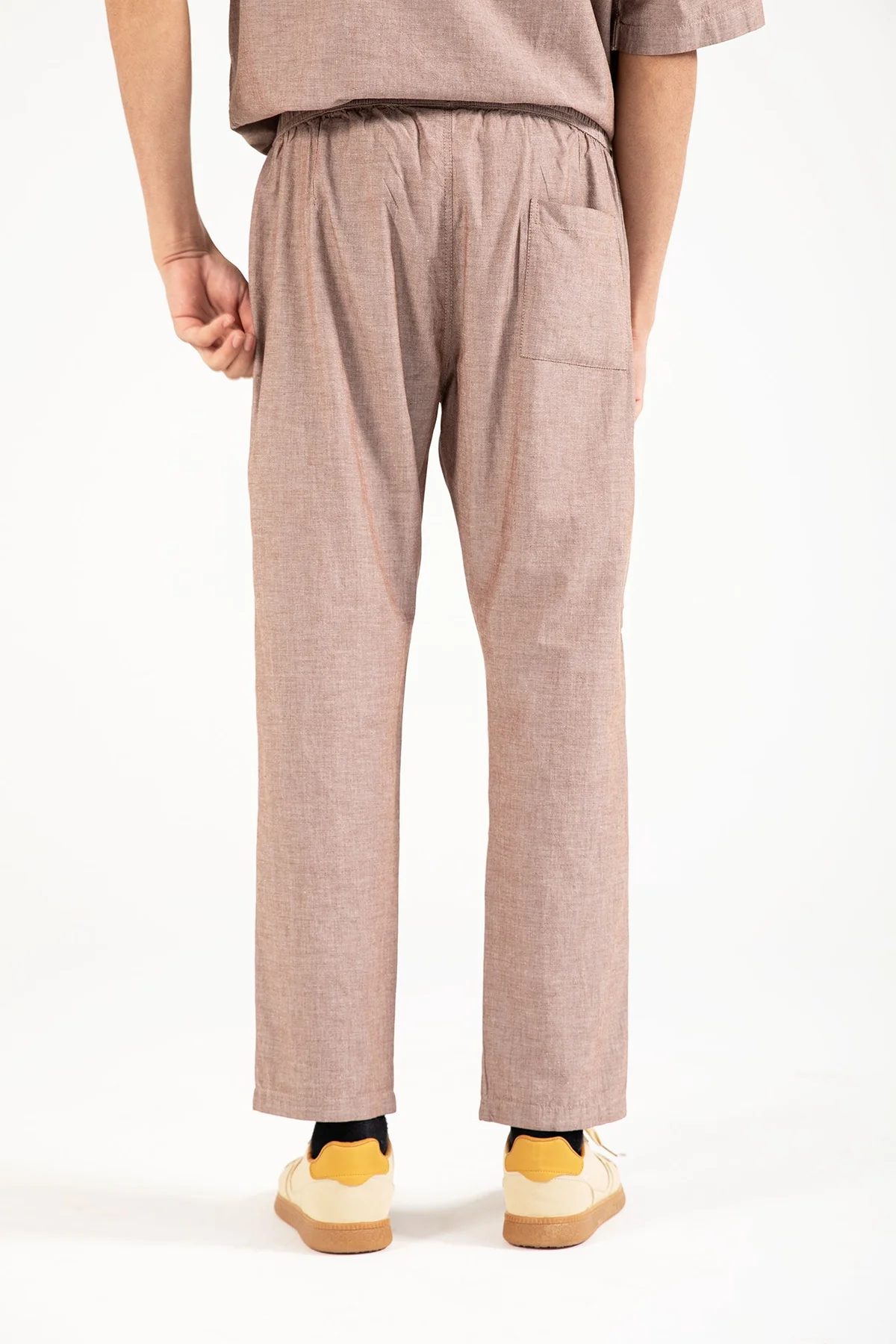 BAGGY FIT LINEN TROUSER - view 3