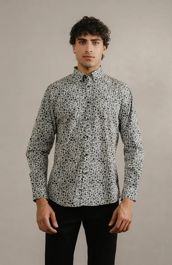 PRINTED SHIRT - WHITE