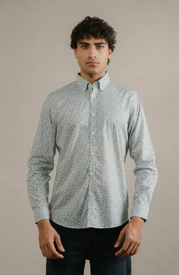 PRINTED SHIRT - WHITE