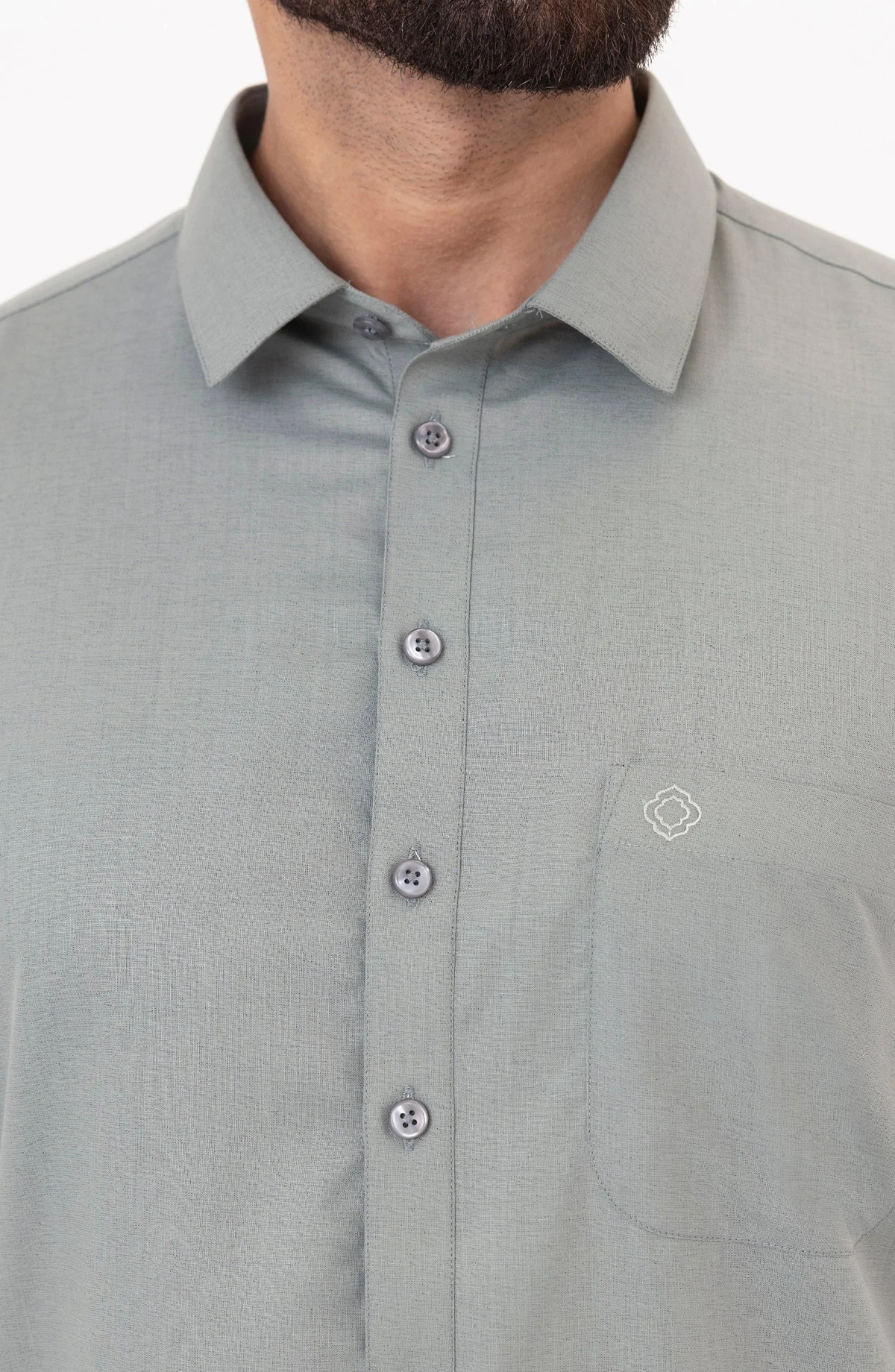 Men's Basic Shirt Collar Shalwar Kameez - view 2