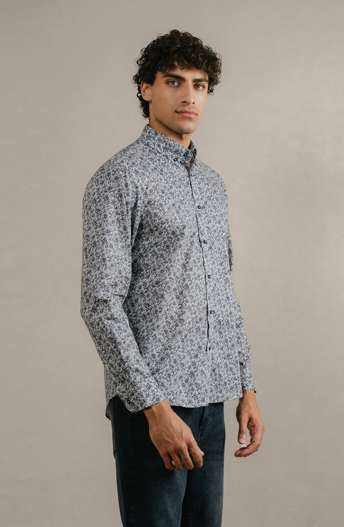 PRINTED SHIRT  - BLACK - view 2