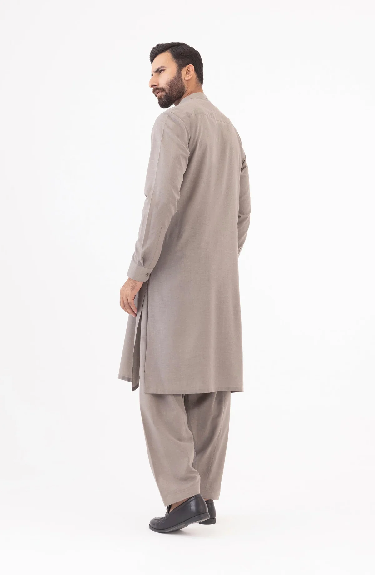 Basic Band Collar Shalwar Kameez - view 5