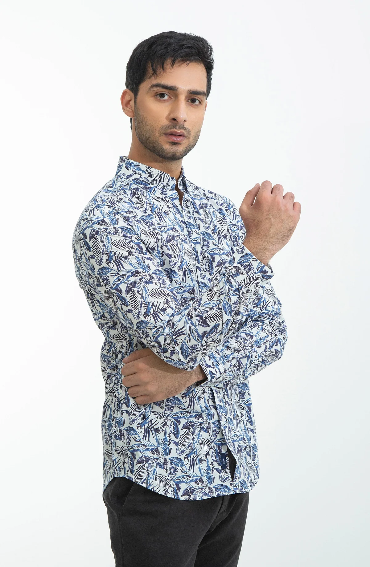 PRINTED SHIRT  - WHITE - view 3