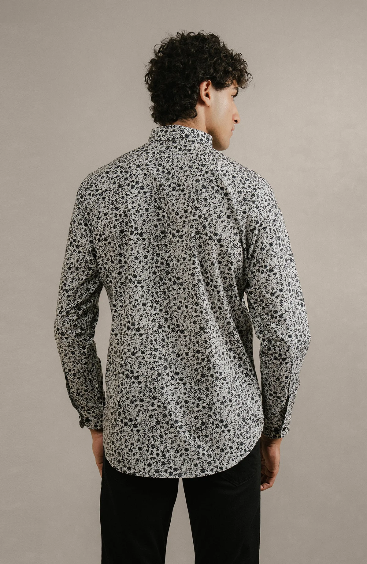 PRINTED SHIRT  - WHITE - view 3