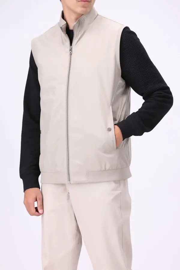 QUILTED LINED VEST