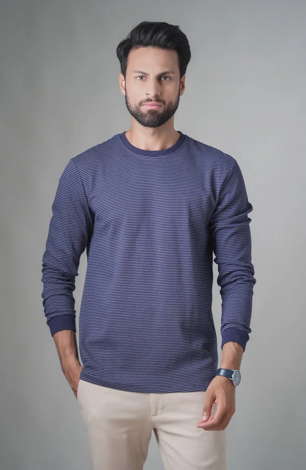 Full Sleeve Yarn Dyed Jersey T-Shirt - KCW23-01