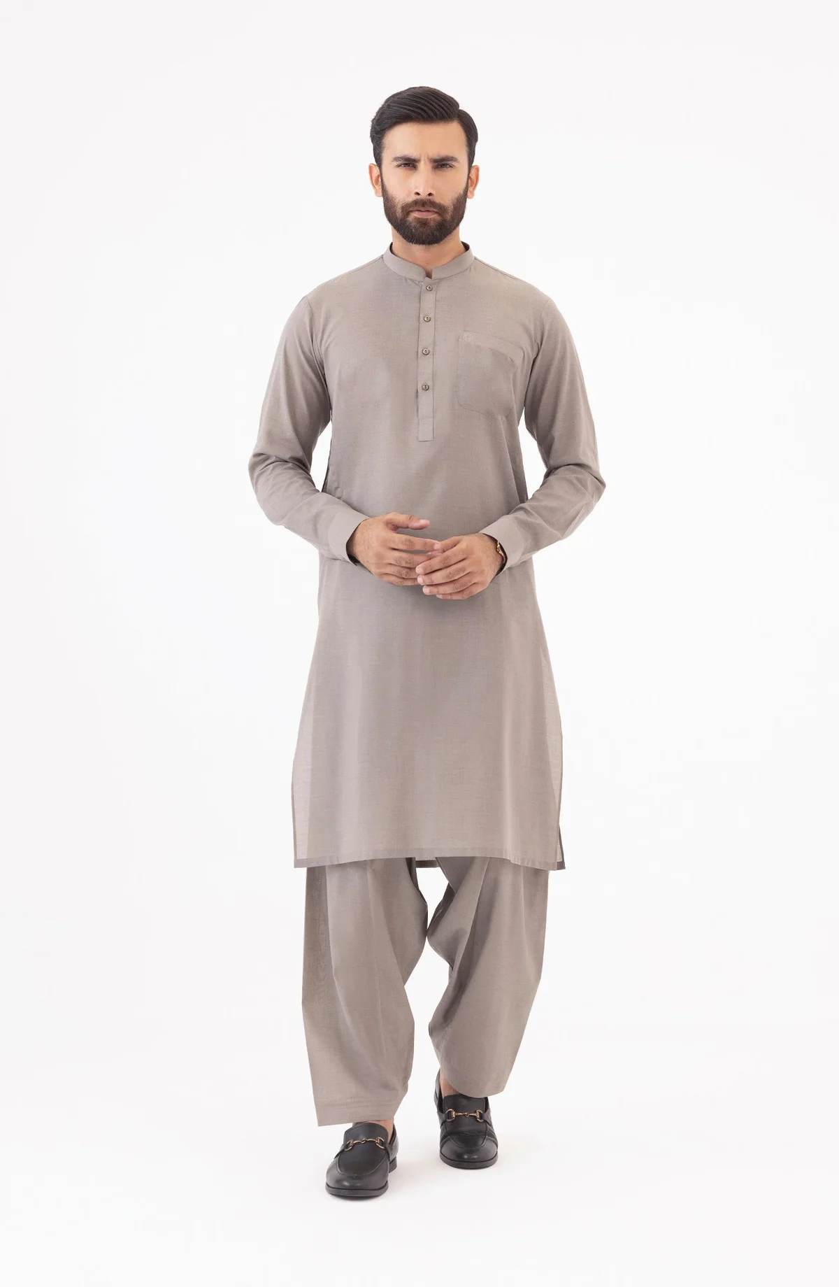 Basic Band Collar Shalwar Kameez