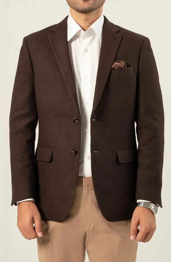 ABLAZE BLAZER - DARK BROWN