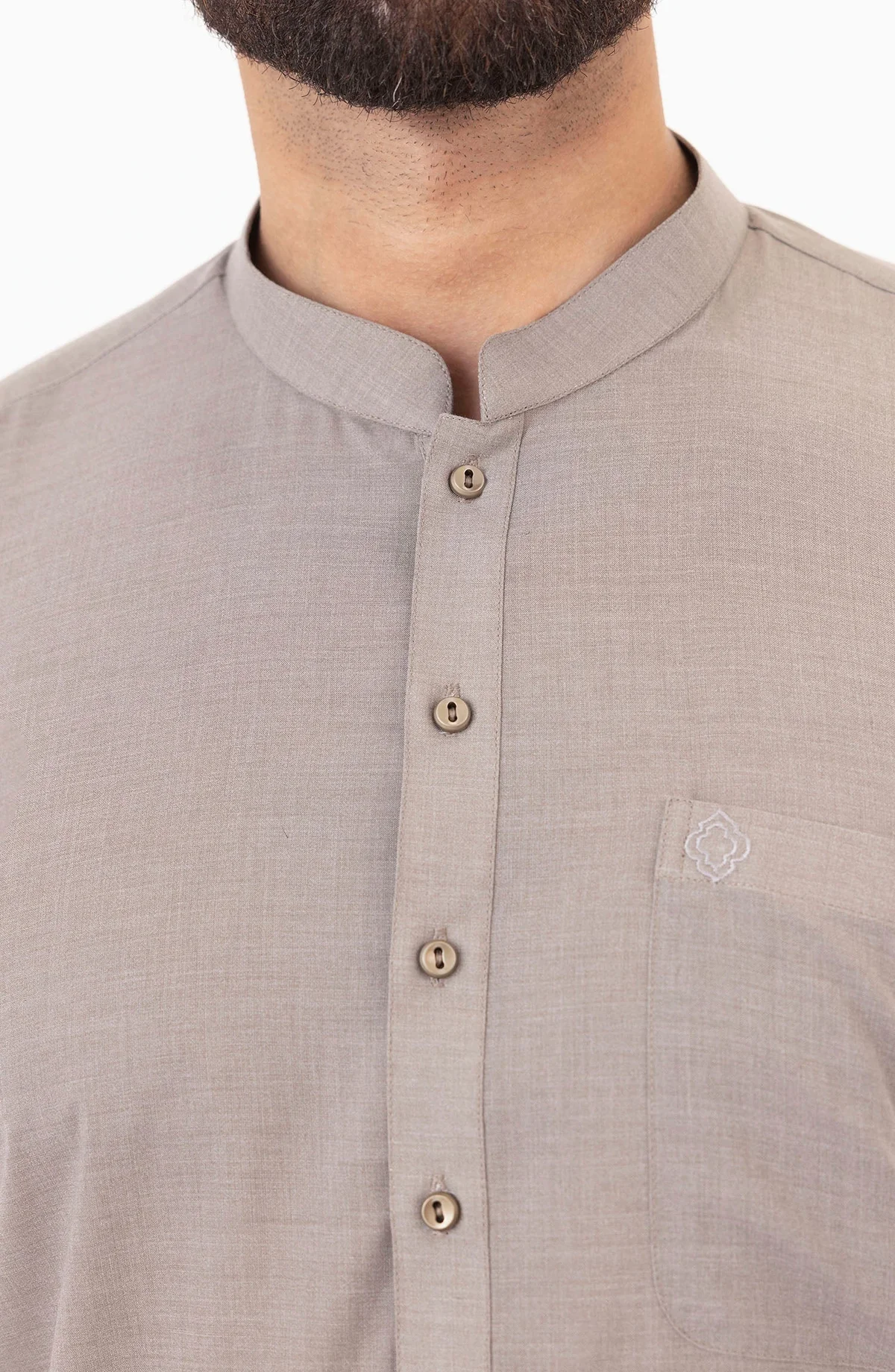 Basic Band Collar Shalwar Kameez - view 3