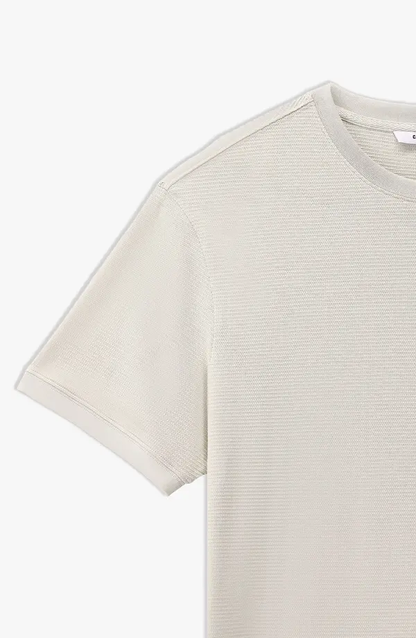 JACQUARD CREW -  SAND(E-FACTORY OUTLET)