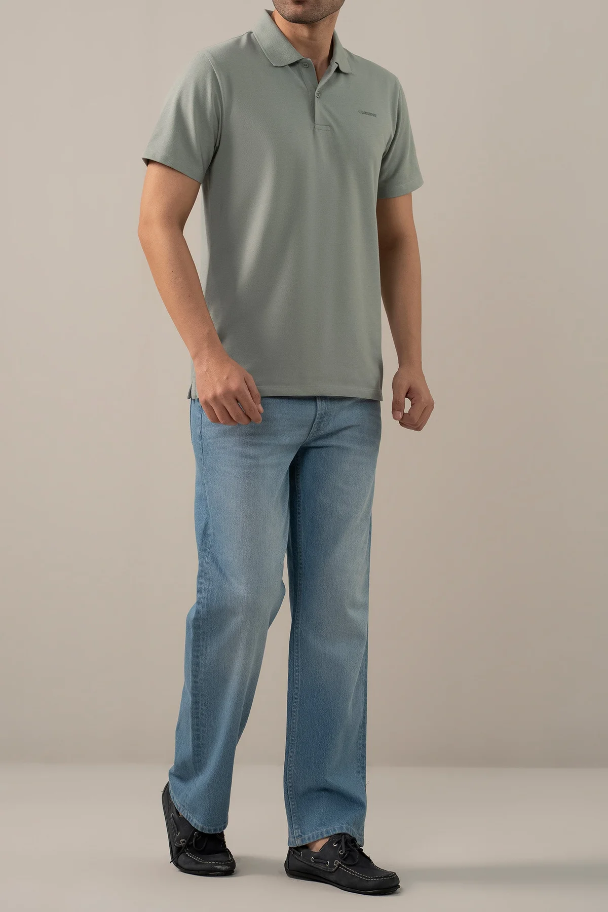 PERFORMANCE BUTTON POLO - MINT GREEN (E-FACTORY OUTLET)