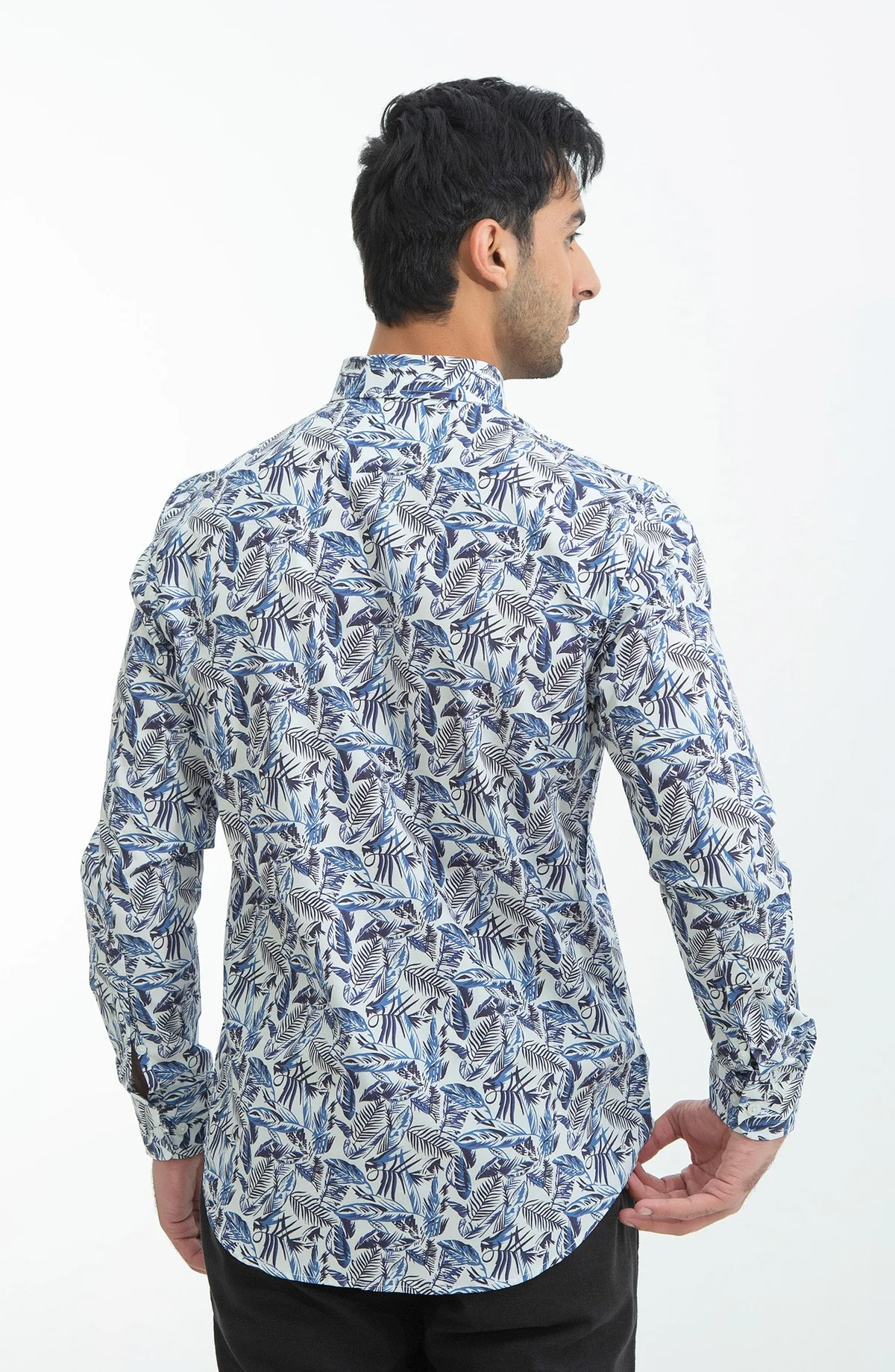 PRINTED SHIRT  - WHITE - view 4