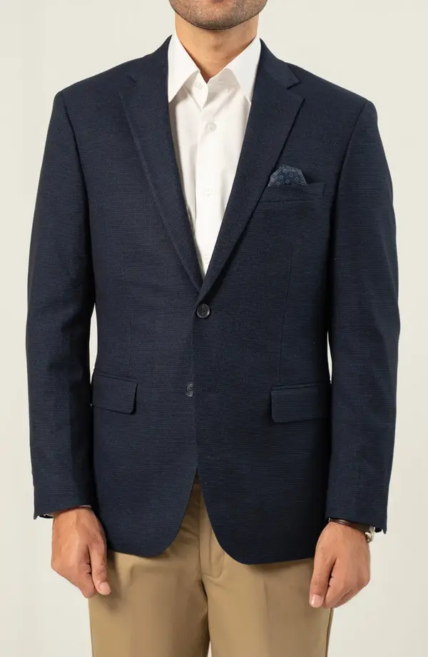 ABLAZE BLAZER - NAVY BLUE