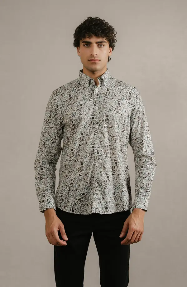 PRINTED SHIRT - WHITE