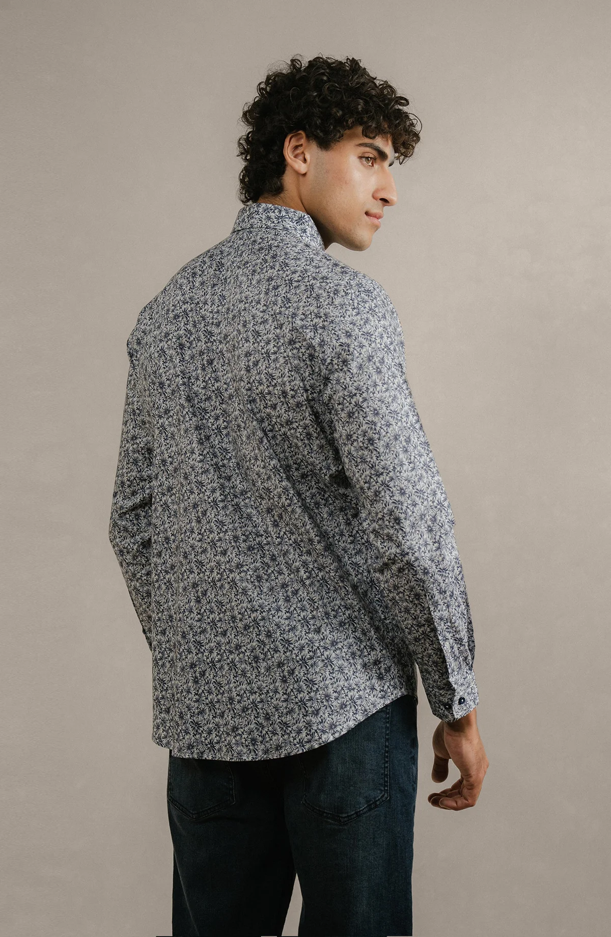 PRINTED SHIRT  - BLACK - view 3