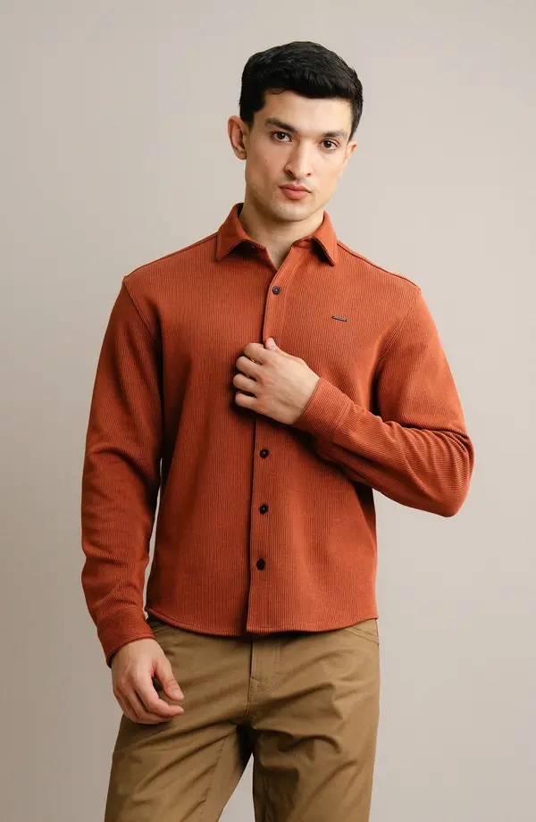 FULL SLEEVES SHIRT - RUST