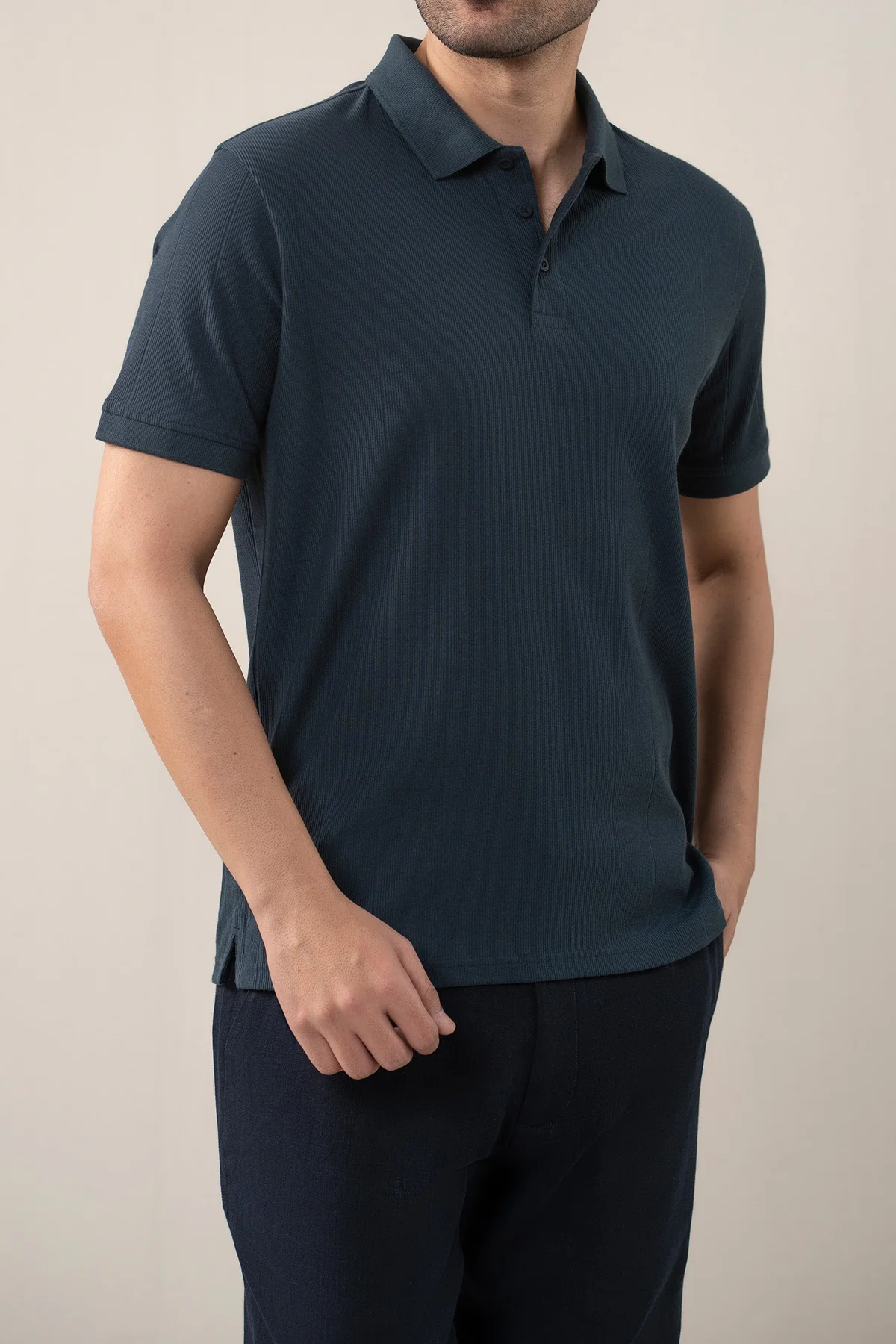DROP NEEDLE INTERLOCK POLO - GREEN (E-FACTORY OUTLET)