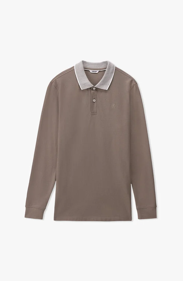 Full-Sleeve Stretch Polo - W25PSS01 - Lavender