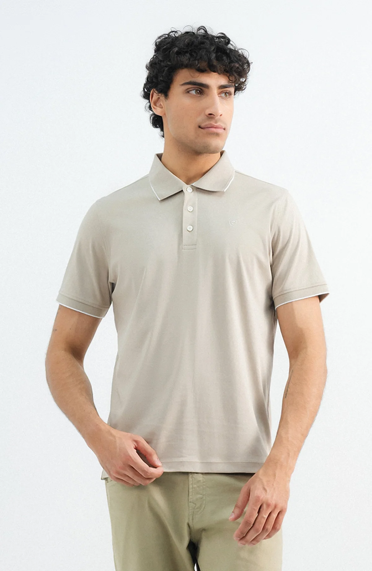 Interlock Regular Fit Polo - Brown