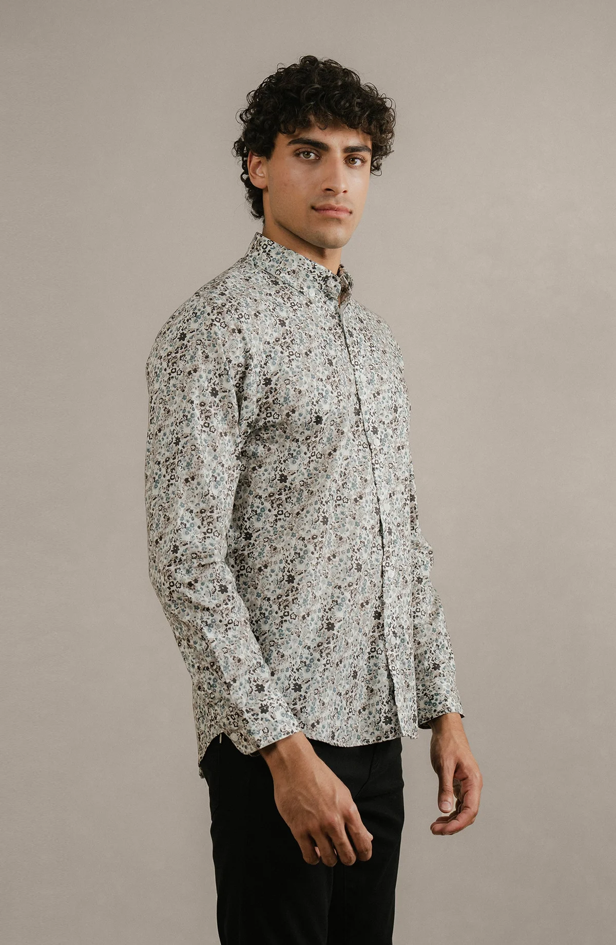 PRINTED SHIRT  - WHITE - view 2