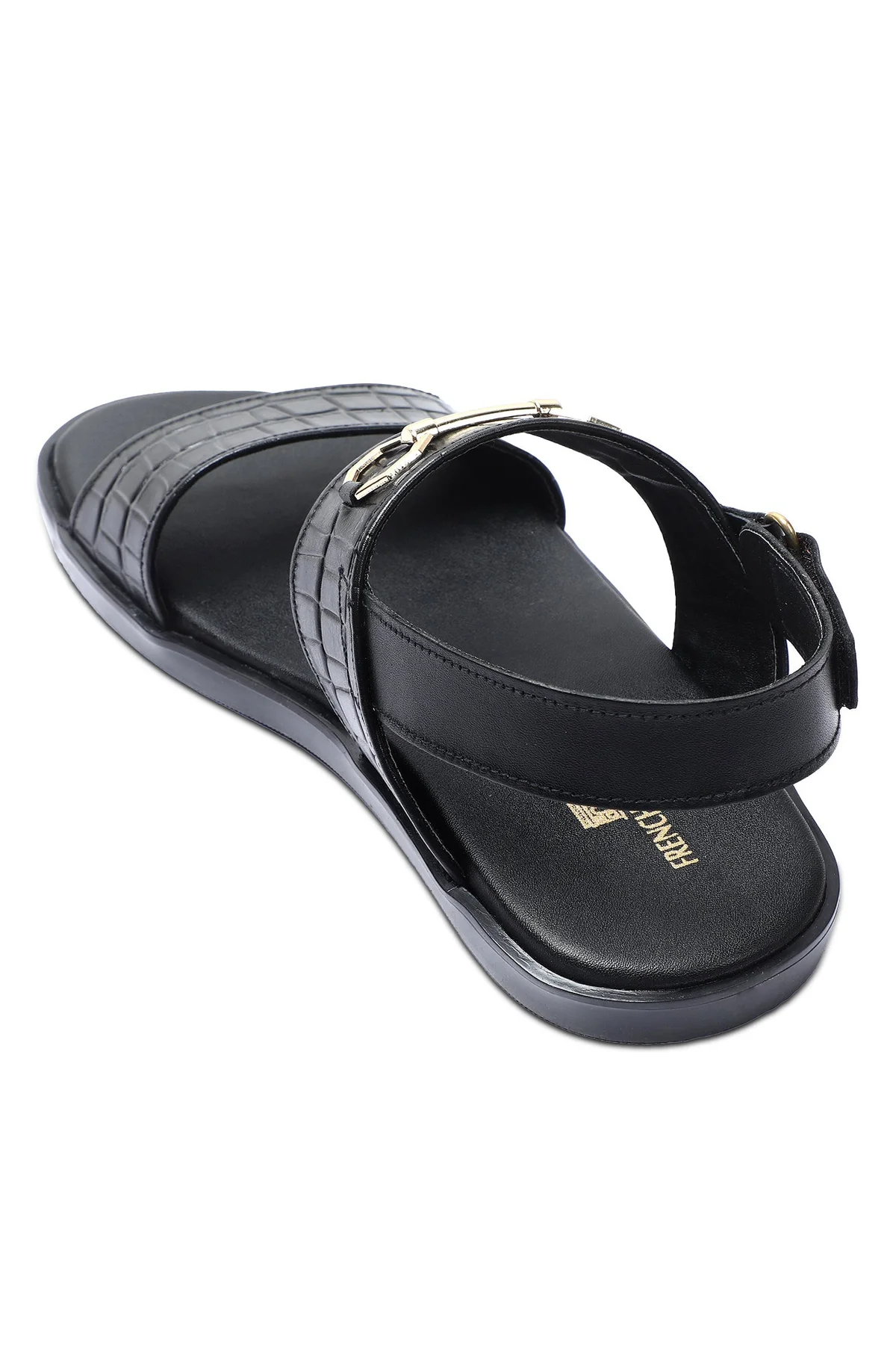 French Emporio Men's Sandal SKU: SLD-0045-BLACK - view 2