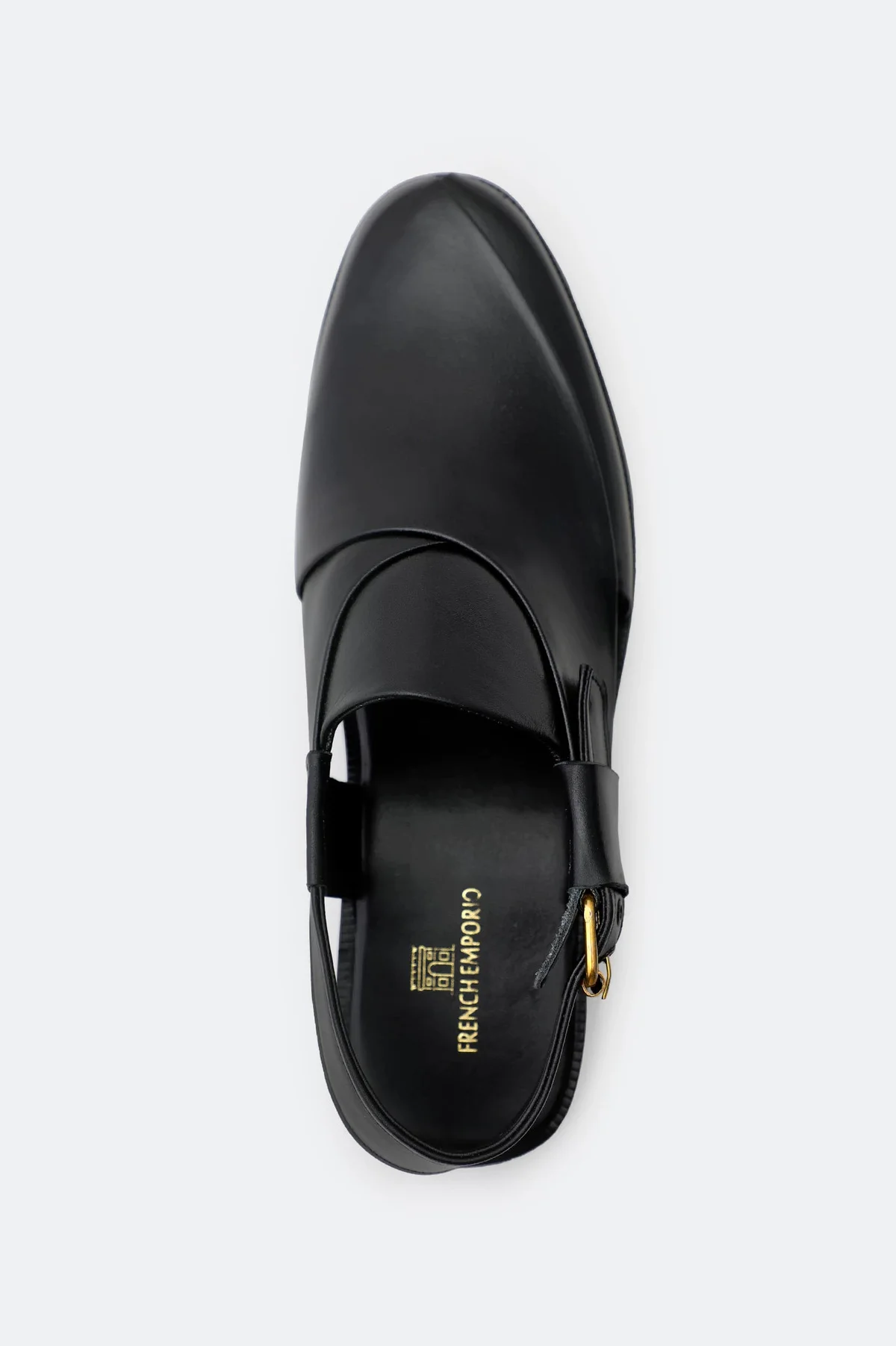 Black Casual Peshawari Sandal - view 3