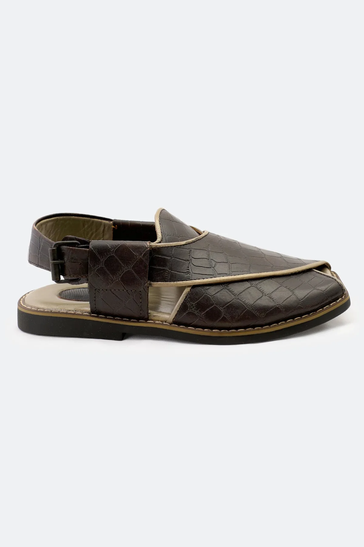 Brown Casual Peshawari Sandal - view 2