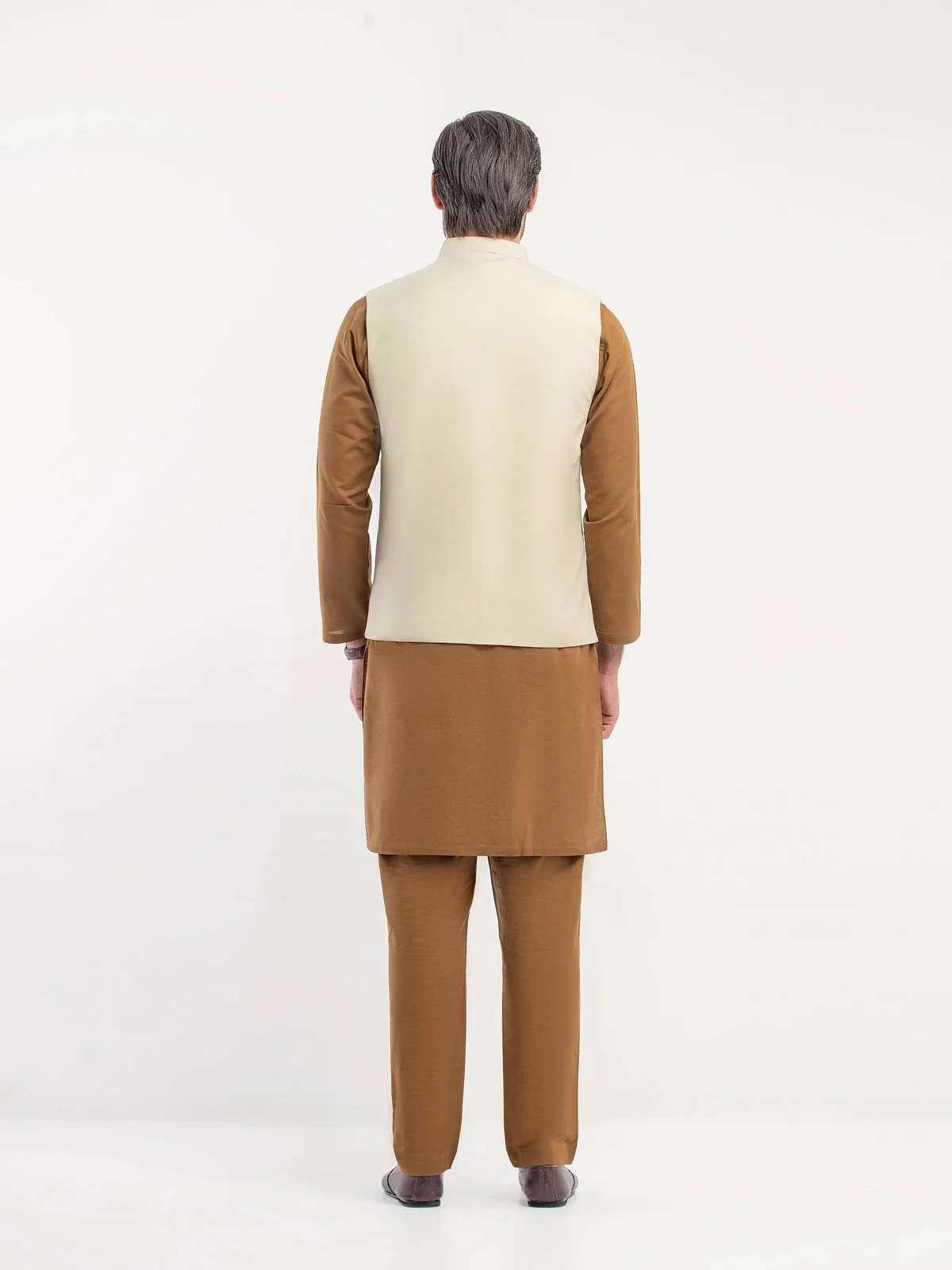 Men's Light Sage Waist Coat - EMTWCP6-36004 - view 5