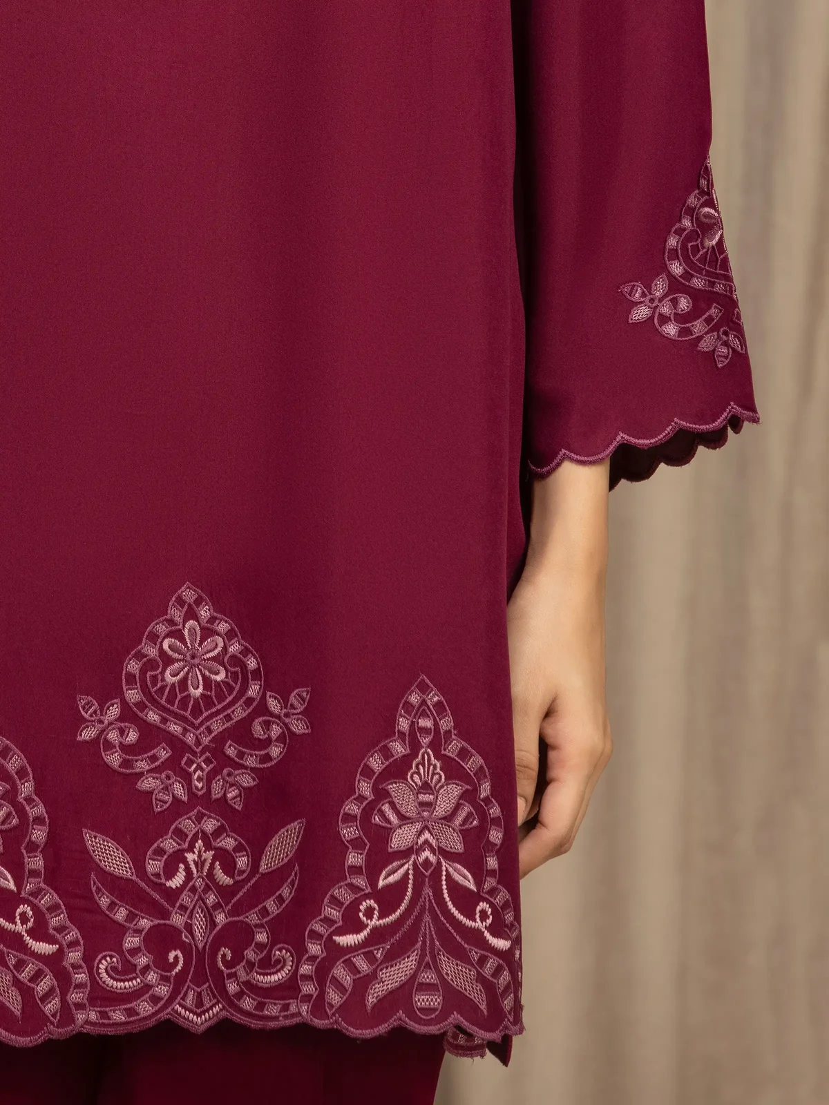 Pret Embroidered Viscose Co-Ord Set - EWTKED5-84060ST - view 3