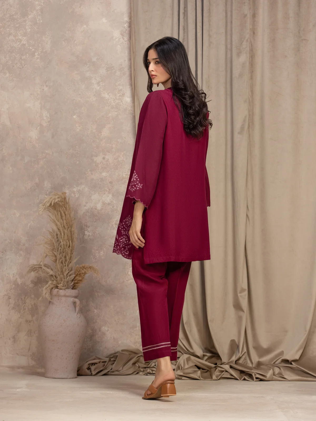 Pret Embroidered Viscose Co-Ord Set - EWTKED5-84060ST - view 5