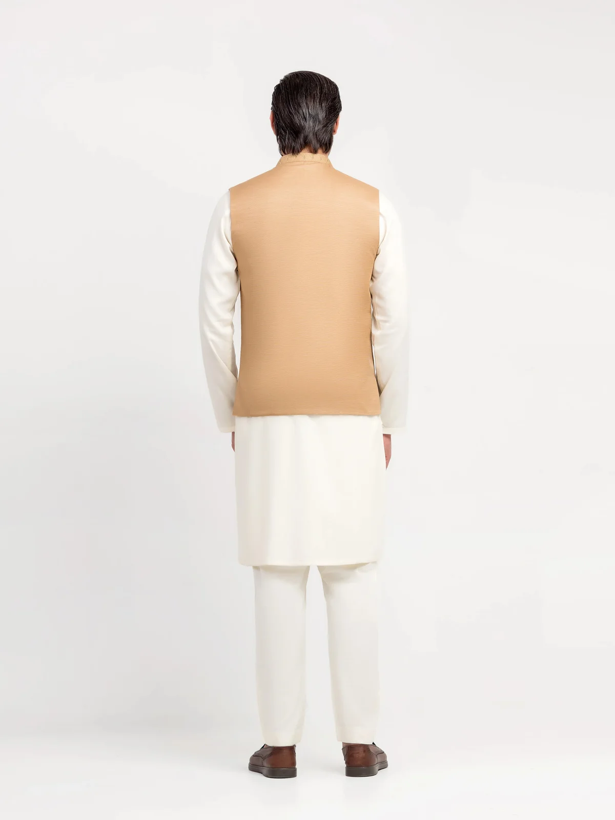 Men's Camel Waist Coat - EMTWCE5-36002 - view 5