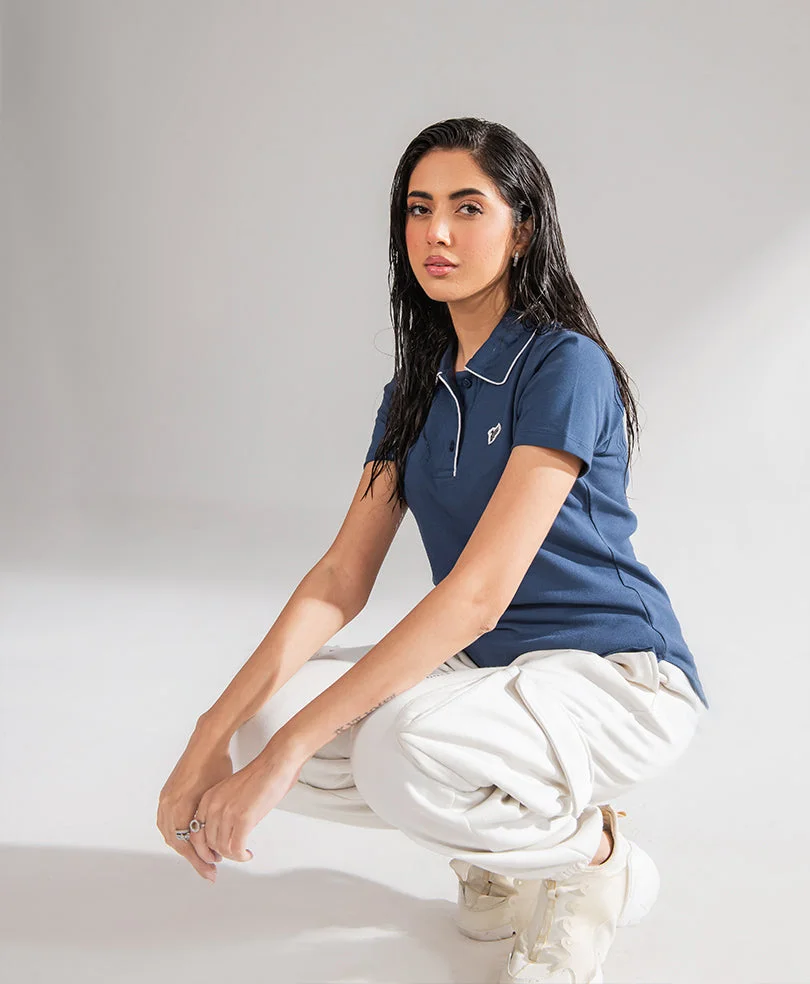 Blue Tennis POLO (Women) - view 4