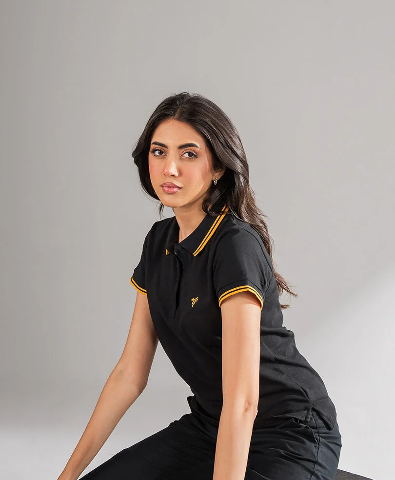 Gold Black POLO (Women)